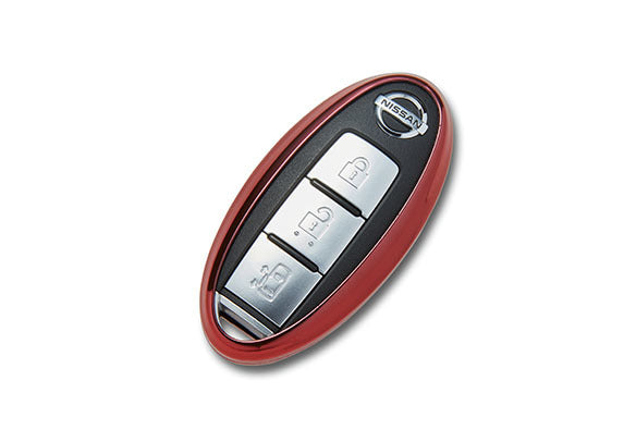 NISSAN INTELLIGENT KEY CASE SILICON COVER TYPE RED CHROME  GOODS GOODS   KWA1000K00RD