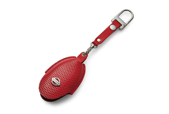NISSAN PREMIUM INTELLIGENT KEY CASE PUNCHING LEATHER RED  GOODS GOODS   KWA1000K20RD