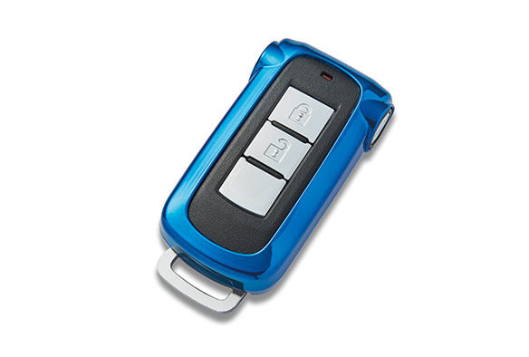 NISSAN INTELLIGENT KEY CASE SILICON COVER TYPE DAYZ ROOX DEEP BLUE CHROME  GOODS GOODS   KWA100DK00BL