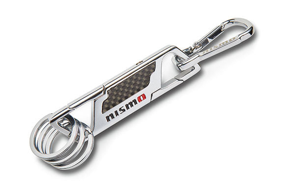 NISSAN BASIC CARBON METAL BAR KEY RING SILVER  GOODS GOODS   KWA1050K10SV