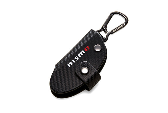 NISSAN PREMIUM HANG KEY CASE CARBON LEATHER  GOODS GOODS   KWA1050L60
