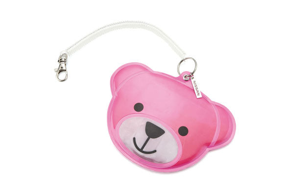 NISSAN REFLECTIVE PASS CASE BEAR PINK  HOBBY GOODS   KWA1300C00PK