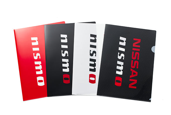 NISSAN FAN NISMO LOGO CLEAR FILE FOUR SETS CARBON, WHITE, BLACK, RED  HOBBY GOODS   KWA1460L00