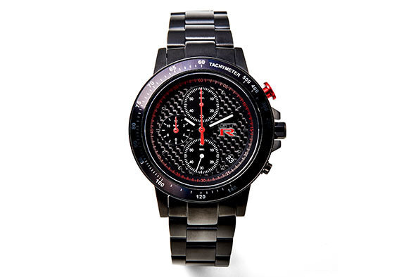 NISSAN GT-R CHRONOGRAPH WATCH FASHION GOODS KWA2003K00 - Black