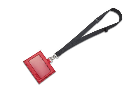 NISSAN LEATHER ID CASE RED  HOBBY GOODS   KWA2A00K00RD