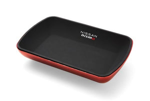 NISMO GARAGE COMBINATION KEY TRAY WIDE DOUBLE BLACK X RED CHROME FOR  KWA5050M00