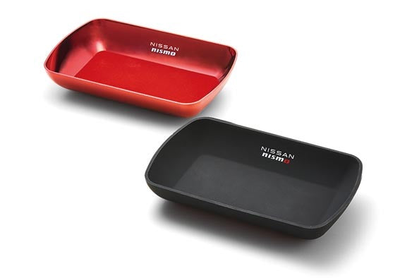 NISMO GARAGE COMBINATION KEY TRAY WIDE DOUBLE BLACK X RED CHROME FOR  KWA5050M00