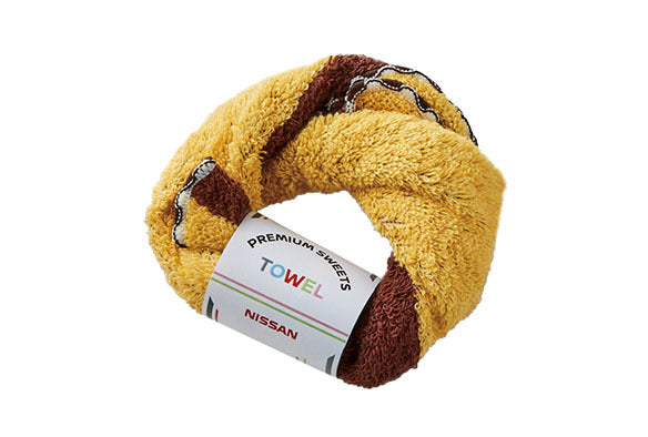 NISSAN DONUT TOWEL YELLOW  FASHION GOODS   KWA6000G10YW