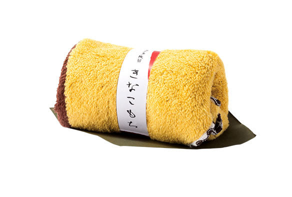 NISSAN JAPANESE SWEETS TOWEL YELLOW FLOUR RICE CAKE  FASHION GOODS   KWA6000G20YW