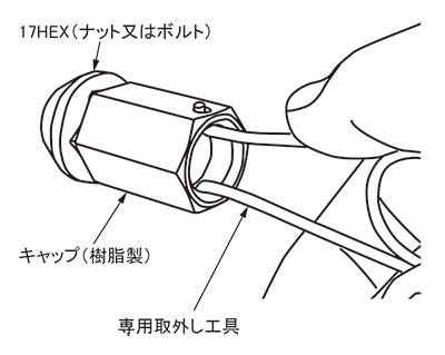 KYO-EI KICS RESIN COVER CAP DEDICATED REMOVAL TOOL ACRC7