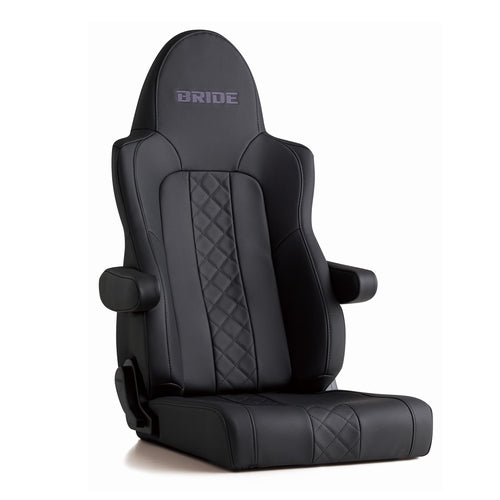 BRIDE ZAOU TOUGH LEATHER BLACK WITH HEATER L24TSR