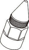 KYO-EI SUPPLEMENTARY PARTS PARTS 1PC BULLET TYPE ALUMINUM SHELL SLDNA
