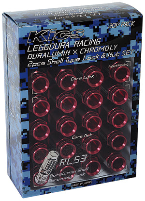 KYO-EI LEGGDURA RACING SHELL TYPE LOCK & NUT SET M12 X P1.5 (RL53) RL53-11K