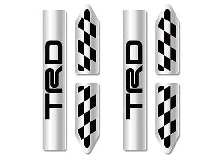 TRD DOOR REFLECTION STICKER (SILVER) For MS011-00002