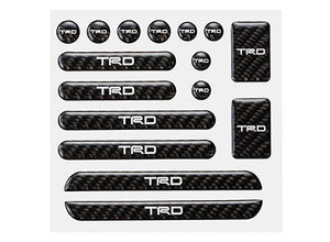 TRD CARBON MULTI GARNISH RED FOR  MS011-00011