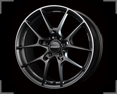 RAYS VOLK RACING G025 19x9.5J +38(35) 5x114.3 Matte Gunblack/Rim Edge DC x1