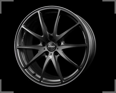 RAYS VOLK RACING G25 18x7.5J +48(29) 5x114.3 Matte Gunblack/Rim Edge DC x1
