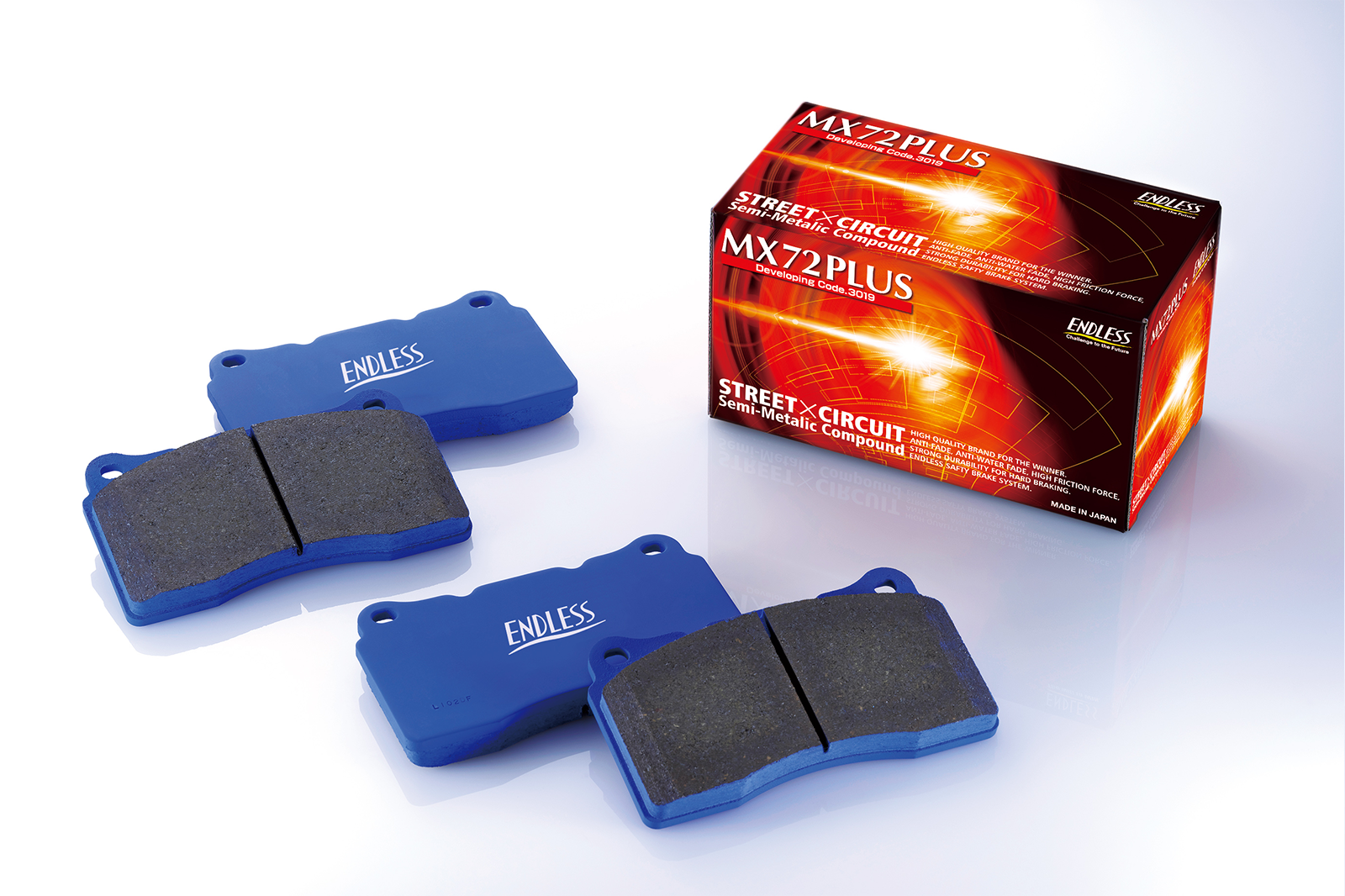 ENDLESS MX72 PLUS BRAKE PADS MX72P-RCP093