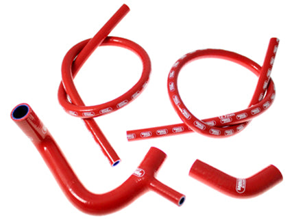 SAMCO SPORT COOLANT HOSE KIT RED FOR OLD MINI OLD MINI NON-CLUBMAN (SMALL BORE HEAD) 40TCS490-C-RED