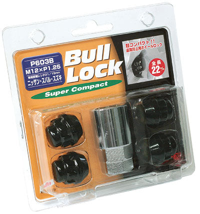 KYO-EI SUPER COMPACT LOCK NUTS M12xP1.25 BLACK P603B