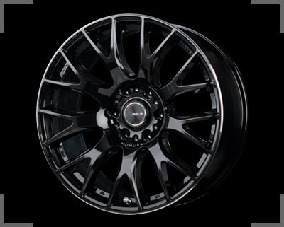 RAYS HOMURA 2x9G 20x9J +0 6x139.7 Black Mica/Rim Edge DMC x1