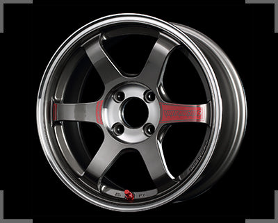 RAYS VOLK RACING TE37SONIC SL 15x6J +35 4x100 Pressed Graphite x1