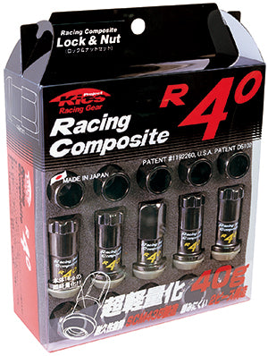 KYO-EI RACING COMPOSITE R40 M12 X P1.5 (LOCK & NUT SET) RC-11K