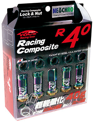 KYO-EI RACING COMPOSITE R40 M12 X P1.5 (LOCK & NUT SET) RC-11N 