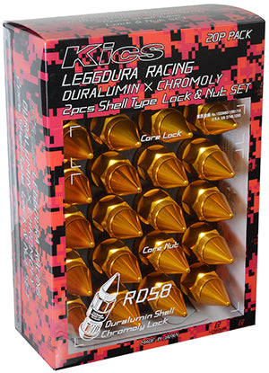 KYO-EI LEGGDURA RACING SHELL TYPE LOCK & NUT SET M12 X P1.25 (RD58) RD58-13U