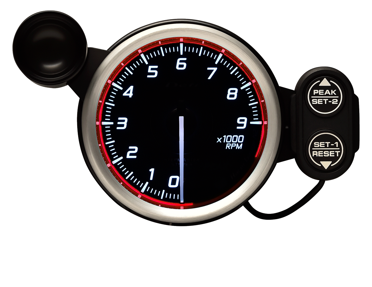 DEFI RACER GAUGE N2 TACHOMETER 0~9000RPM 80 RED DF17203