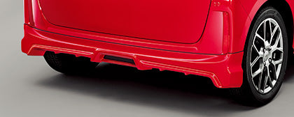 MUGEN Rear Under Spoiler Milan Red  For N-BOX JF3 JF4 84111-XNH-K0S0-MR