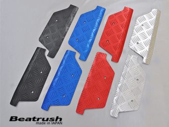 LAILE BEATRUSH DOOR STEP PLATE RED For TOYOTA HIACE VAN TRH200V S101800SPR