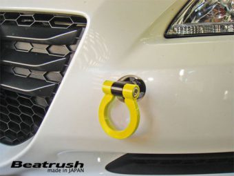LAILE BEATRUSH FRONT TOW HOOK YELLOW For CR-Z ZF1 FIT RS GE8 INSIGHT ZE2 S104206TF-FS