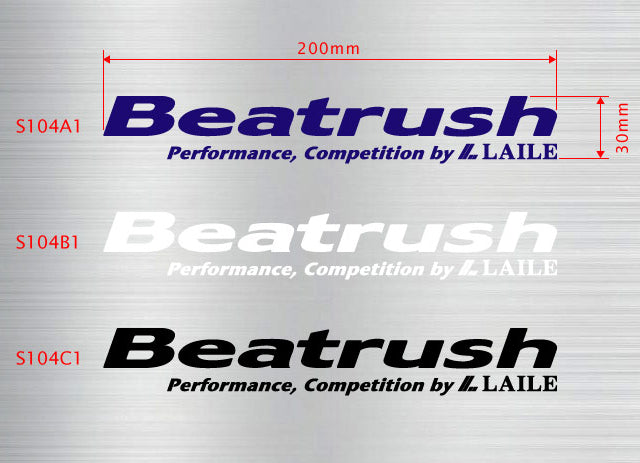LAILE BEATRUSH BEATRUSH TYPE-B STICKER BLUE S104A1