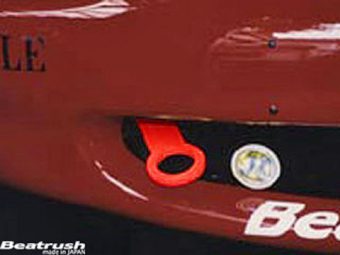 LAILE BEATRUSH TOW HOOK FRONT AND REAR SET YELLOW For ROADSTER NB8C NB6C NA8C NA6CE S105082TF-S