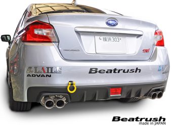 LAILE BEATRUSH REAR TOW HOOK YELLOW For SUBARU WRX STi VAB S106024TF-RS