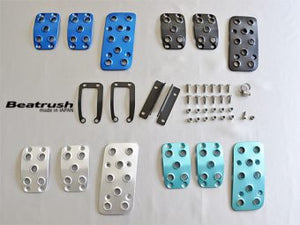 LAILE BEATRUSH FOOT PEDAL SET BLACK For SUBARU WRX STi VAB S46024PS-AK