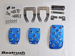 LAILE BEATRUSH FOOT PEDAL SET BLUE For TOYOTA 86 ZN6 SUBARU BRZ ZC6 S46400PS-A