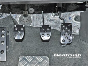 LAILE BEATRUSH PEDAL SET SILVER FOR SUBARU BRZ ZD8  S46400PS-AS
