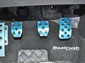 LAILE BEATRUSH FOOT PEDAL SET SILVER For TOYOTA 86 ZN6 SUBARU BRZ