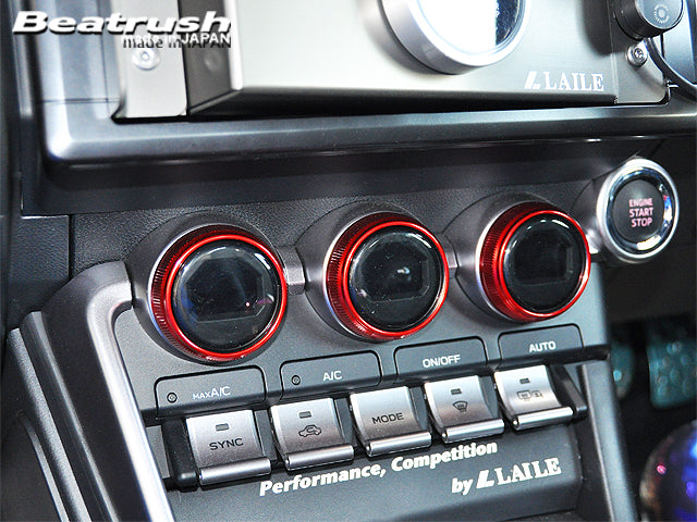 LAILE BEATRUSH AIR CONDITIONER DIAL RING BLUE FOR TOYOTA GR 86 ZN8 SUBARU BRZ ZD8 S76402ARB