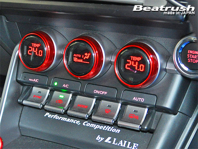 LAILE BEATRUSH AIR CONDITIONER DIAL RING BLUE FOR TOYOTA GR 86 ZN8 SUBARU BRZ ZD8 S76402ARB
