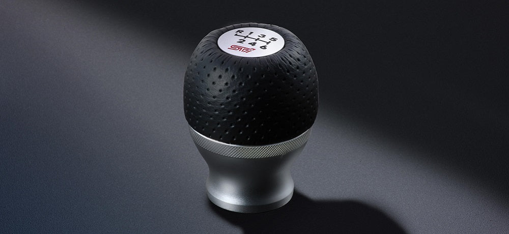 NOBUページ STI SHIFT KNOB LEATHER 6MT For SUBARU BRZ ZD6 SG117CC100 - Black