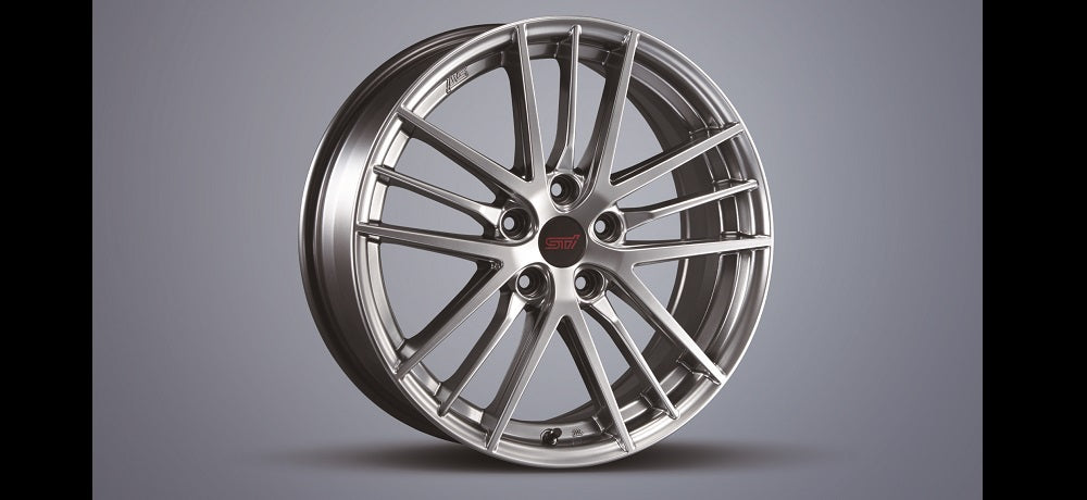 STI WHEEL 18x7.5J 55 5-114.3 SILVER For SUBARU LEVORG VN