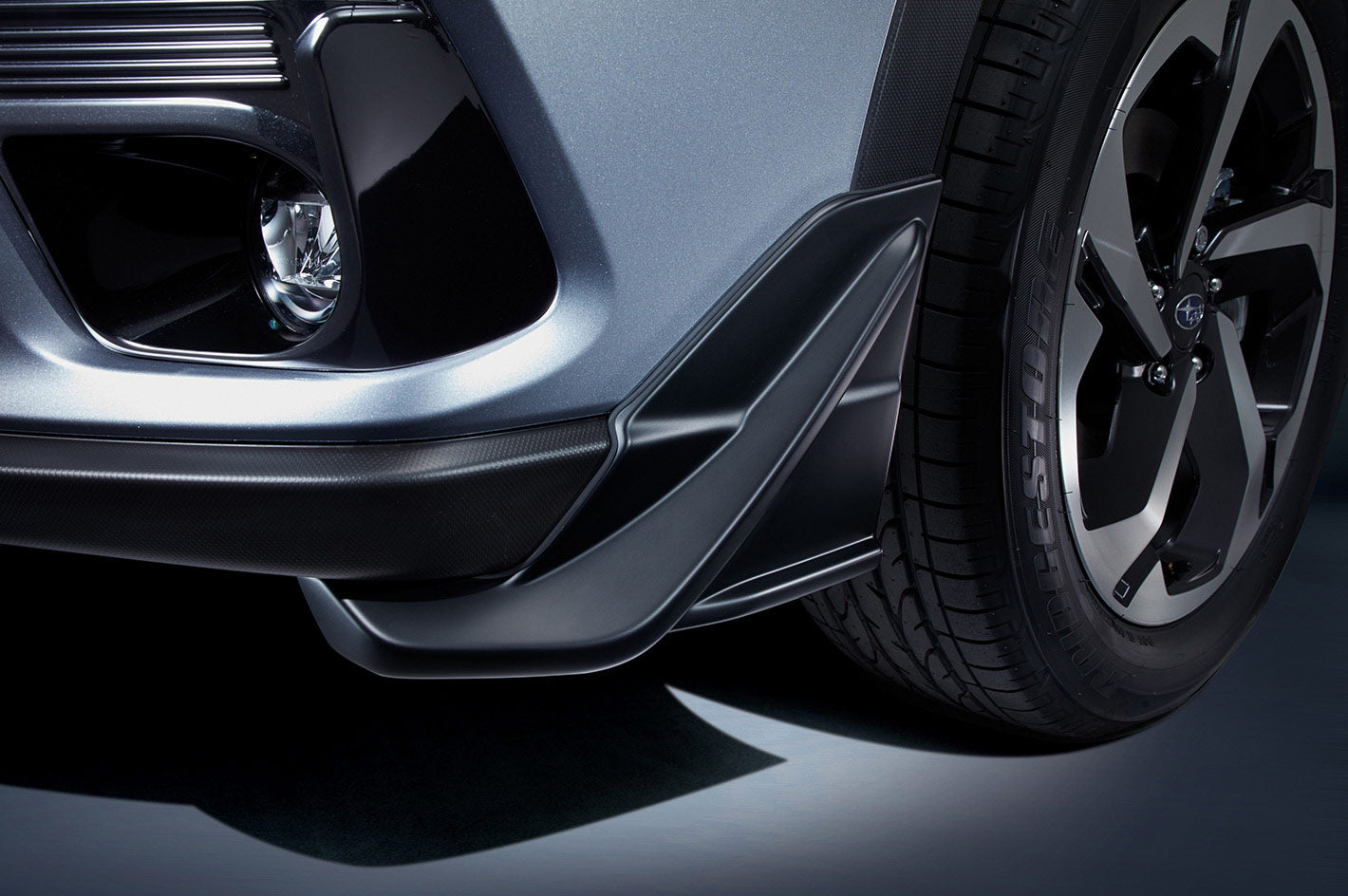 STI FRONT SPOILER SET BLACK FOR SUBARU FORESTER SK SG517SJ830