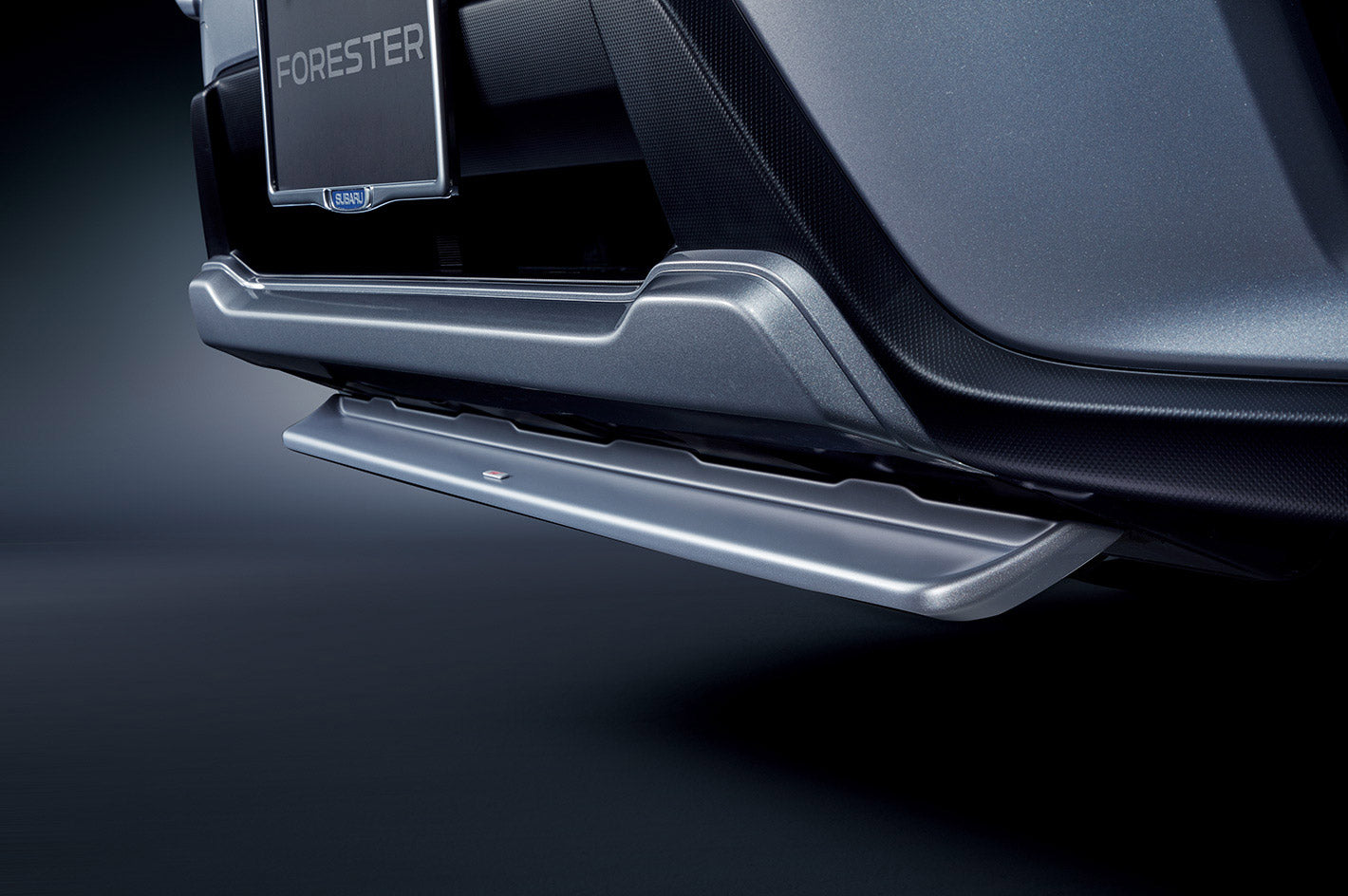 STI FRONT SPOILER SET SILVER FOR SUBARU FORESTER SK SG517SJ840