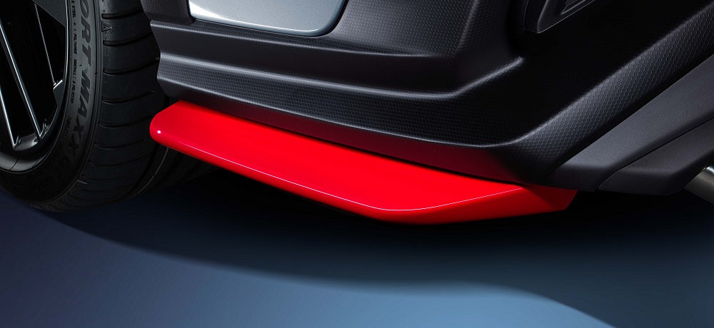 STI REAR SIDE UNDER SPOILER CHERRY RED FOR WRX S4(VB) SG517VC220