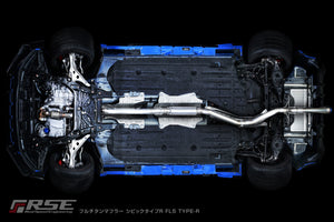 RSE FULL TITANIUM MUFFLER EXHAUST KIT TYPE-R FOR HONDA CIVIC TYPE R FL5 RB6090-HN06D