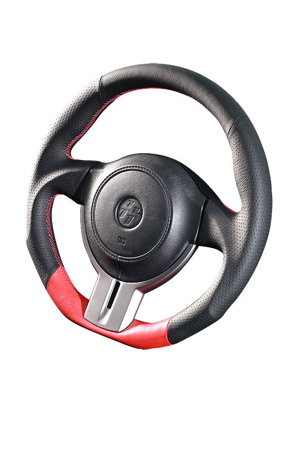 DAMD STEERING WHEEL  For TOYOTA FT86 ZC ZN (A ~ D) 12/4 ~ 16/7 SS358-Z Full leather FORMULA