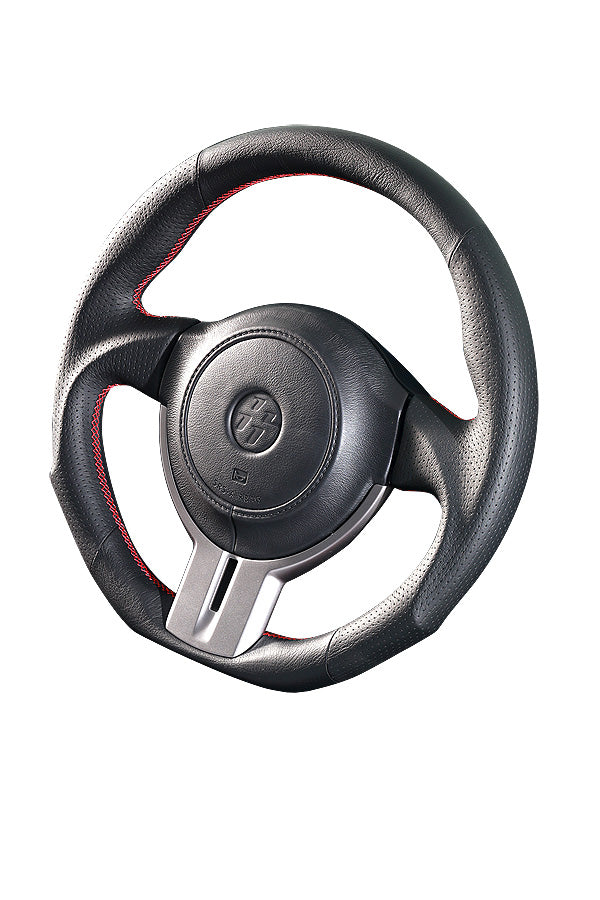 DAMD STEERING WHEEL  For SUBARU BRZ ZC ZN (A ~ D) 12/4 ~ 16/7 SS358-Z Full leather FORMULA
